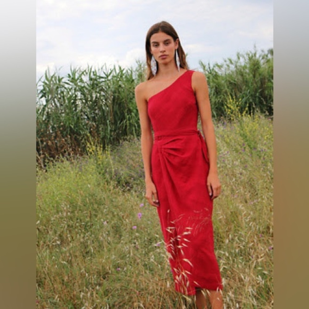 Free People at leisure midi dress